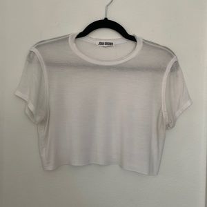 JOAH BROWN CROPPED T